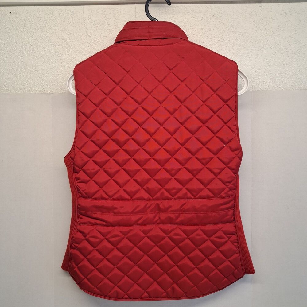 Westport 1962 Women's size S  Full Zipper Quilted Puffer Vest Red - Picture 2 of 6